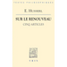 Edmund Husserl: Sur Le Renouveau: Cinq Articles