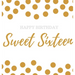 Happy 16th Birthday Guest book Sweet Sixteen: Guest book, party and birthday celebrations decor, memory book,16th birthday guest book, happy birthday