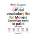 Official vocabulary list for Movers (Cambridge exam) to paint