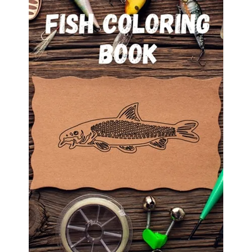 Fish Coloring Book: A Relaxing Fishing Coloring Book for Adults