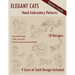 Elegant Cats Hand Embroidery Pattern