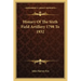 History Of The Sixth Field Artillery 1798 To 1932