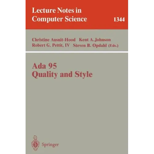 ADA 95, Quality and Style: Guidelines for Professional Programmers