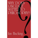 Why Does Language Matter to Philosophy?