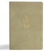 KJV Super Giant Print Reference Bible, Sage Suedesoft Leathertouch