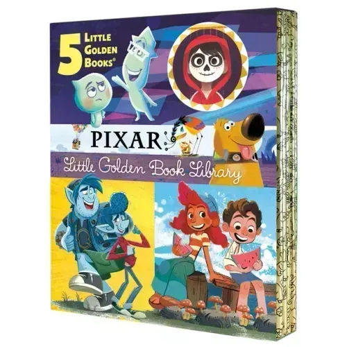 Pixar Little Golden Book Library (Disney/Pixar): Coco, Up, Onward, Soul, Luca