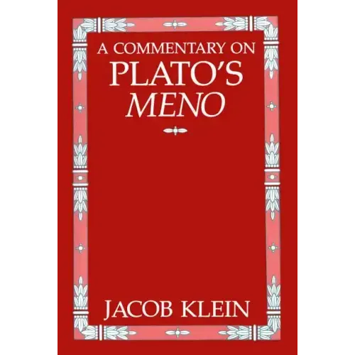 A Commentary on Plato's Meno