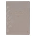 The Spiritual Growth Bible, Study Bible, NLT - New Living Translation Holy Bible, Faux Leather, Taupe Embroidred Floral