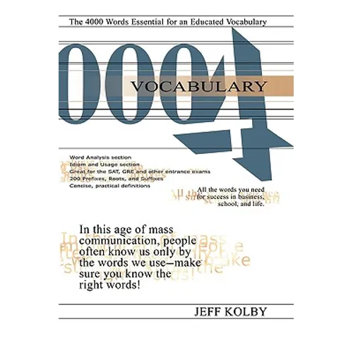 Vocabulary 4000: The 4000 Words Essential for an Educated Vocabulary