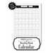 Monthly Blank Calendar: 8.5x11 Undated Calendar Fillable Templates for Office, School or Home, Sun-Sat, Pages For Notes And To-Do Agenda