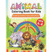 Animal Coloring Book for Kids: Workbook and Activities for Toddlers and Preschoolers Ages 4-8