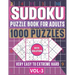 1000 Very Easy to Extreme Hard Sudoku Puzzle Book for Adults: The Ultimate 6 Levels Sudoku Puzzle Activity Book with Solutions