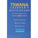 Tswana Learner's Dictionary