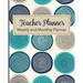 Teacher Planner Weekly and Monthly Planner: Undated Academic Year Calendar Lesson Planner and Organizer with Rose Gold and White Cover, Includes Adult