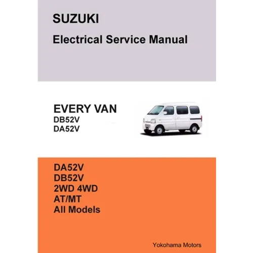 SUZUKI EVERY VAN Electrical Service Manual DB52V DA52V