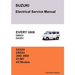 SUZUKI EVERY VAN Electrical Service Manual DB52V DA52V