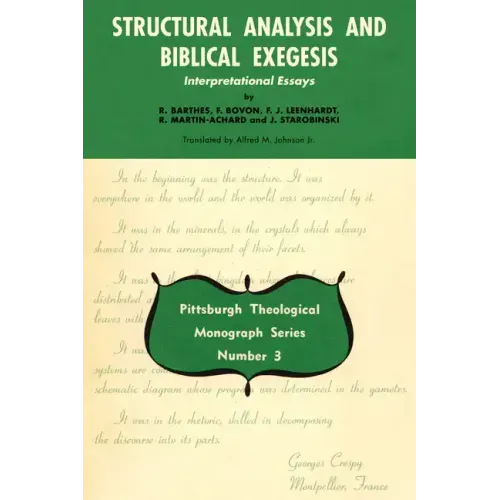 Structural Analysis and Biblical Exegesis