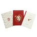 Harry Potter: Gryffindor Constellation Sewn Notebook Collection (Set of 3)