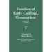 Families of Early Guilford, Connecticut. One Volume Bound in Two. Volume I