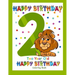 Two Year Old Coloring Book Happy Birthday: Coloring Book for Two Year Old