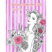 Coloring Books for Girls Ages 8-12: Pretty Elegant Girl Flower Coloring Book For Relaxation, Fun, and Stress Relief