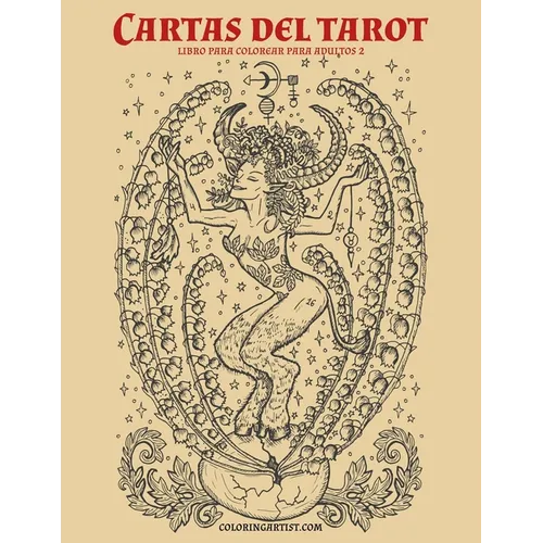 Cartas del tarot libro para colorear para adultos 2