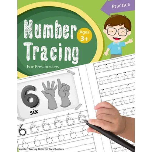 Number Tracing Book for Preschoolers: Number tracing books for kids ages 3-5, Number tracing workbook, Number Writing Practice Book, Number Tracing Bo