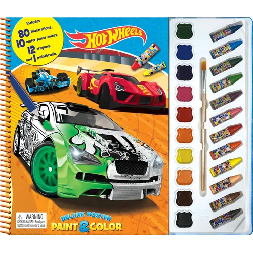 Hot Wheels Deluxe Poster Paint & Color