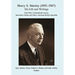 Henry S. Manley (1892-1967): His Life and Writings