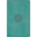 ESV Large Print Value Thinline Bible (Trutone, Turquoise, Emblem Design)