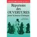Répertoire des ouvertures pour le joueur d'attaque