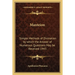 Manteion: Simple Methods of Divination by Which the Answer of Numerous Questions May Be Received 1943