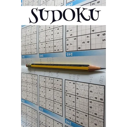 Sudoku: 6 x 9-inch book, 120-page Sudoku Puzzle page book with 238 puzzles (medium difficulty), includes solutions.