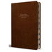 Biblia Bilingüe Reina Valera 1960 (Esv) Letra Grande Símil Piel Marrón Con Índice/ Bilingual Bible Rvr 1960 (Esv) Large Print Brown Leathersoft with T