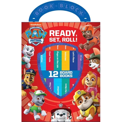 Nickelodeon Paw Patrol: Ready, Set, Roll! 12 Board Books