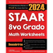 Hojas de trabajo de matemáticas de STAAR 8vo Grado: Una revisión exhaustiva del examen de matemáticas STAAR 8vo Grado