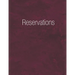 Reservations: Reservation Book Burgundy - Daily table bookings for restaurant- 365 pages