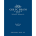 Ode to Death, H.144: Study score
