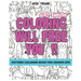 Pattern Coloring Book for Grown-Ups: Just Enough Coloring Will Free You!! Relaxation and Creativity