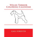 Welsh Terrier Coloring Calendar