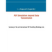 POF Simulation beyond Data Transmission: Summary of the 3rd International POF Modelling Workshop 2015