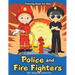 Police and Firefighters: Kids Coloring book