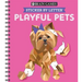 Brain Games - Sticker by Letter: Playful Pets (Sticker Puzzles - Kids Activity Book)