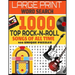 Large Print Word Search 1000 Top Rock-N-Roll Songs of All Time 100 Unique Puzzles: Contains 100 Word Search Puzzles-Decades of Top Rock Hits-From Elvi