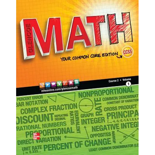 Glencoe Math, Course 2, Student Edition, Volume 1