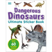 Ultimate Sticker Book: Dangerous Dinosaurs: More Than 60 Reusable Full-Color Stickers