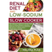RENAL DIET and LOW-SODIUM SLOW COOKER: The Ultimate Cookbook & 21-Day Meal Plan for Kidney Disease & Diabetes - Delicious Low-Salt & Low-Potassium Rec