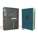 Niv, Thinline Reference Bible (Deep Study at a Portable Size), Large Print, Leathersoft, Teal, Red Letter, Thumb Indexed, Comfort Print