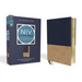 NIV Study Bible, Fully Revised Edition, Leathersoft, Navy/Tan, Red Letter, Comfort Print