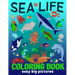 Sea Life Coloring Book Easy Big Pictures: Fun Art To Colour For Young Children, Toddlers, Kindergarten Age (Preschool Fun)